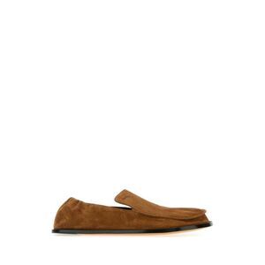 LOEWE Suede Moccasins Men CAMEL
